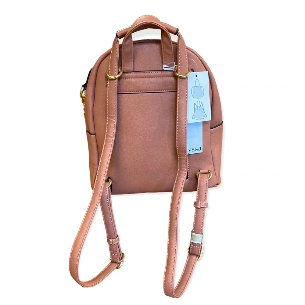 NWT-Alyssa Pink Mini Backpack